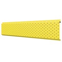 Линеарная потолочно-стеновая панель с ПЕРФОРАЦИЕЙ для вентиляции RAL1018 Желтый