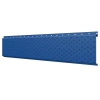 Линеарная потолочно-стеновая панель с ПЕРФОРАЦИЕЙ для вентиляции RAL5005 Синий Сигнал